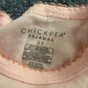 Chickpea Halloween Pajamas with Candy Corn Design